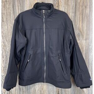 Vtg Patagoia Men's M Boilerplate Jacket Full Zip Fleece Lined Black 28370F4